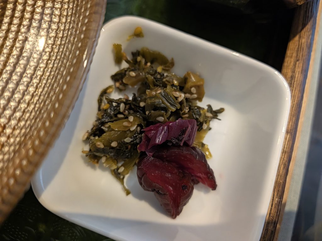 高菜漬としば漬け