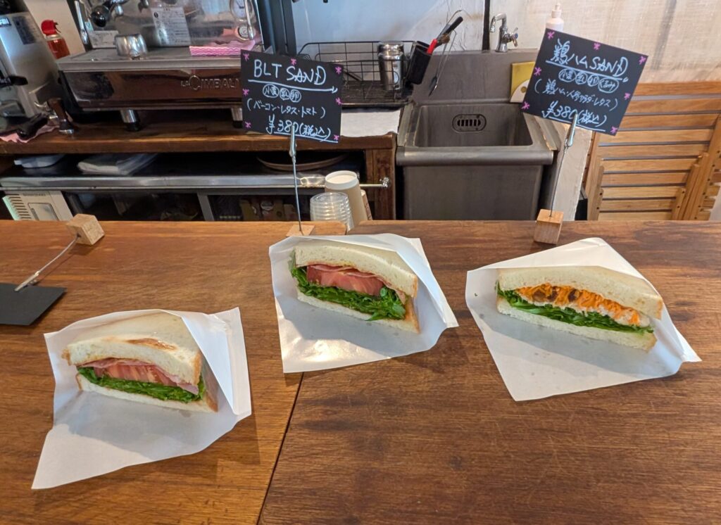 DAL FORNOのサンドイッチ