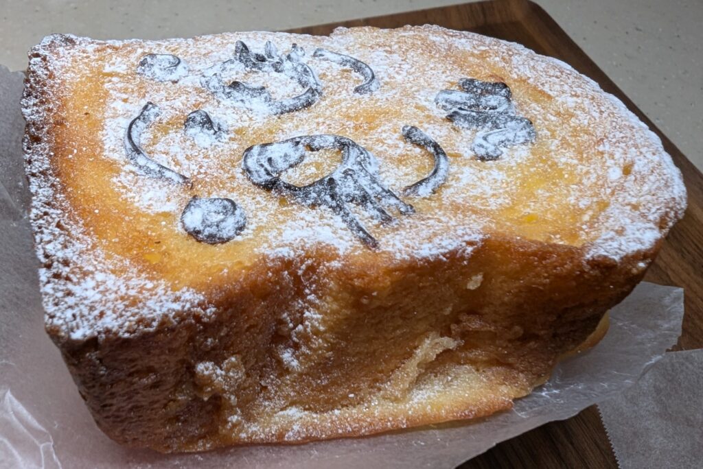 リンドウ ベーカリーのメロン食パンのフレンチトースト