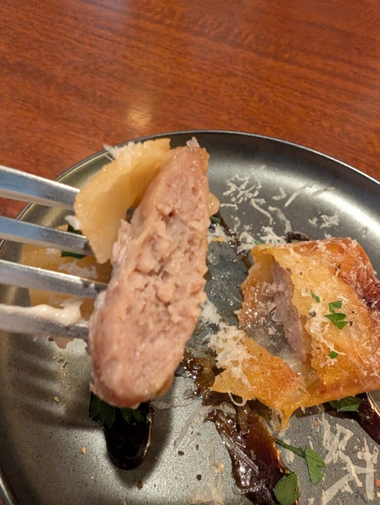 ラム春巻の断面