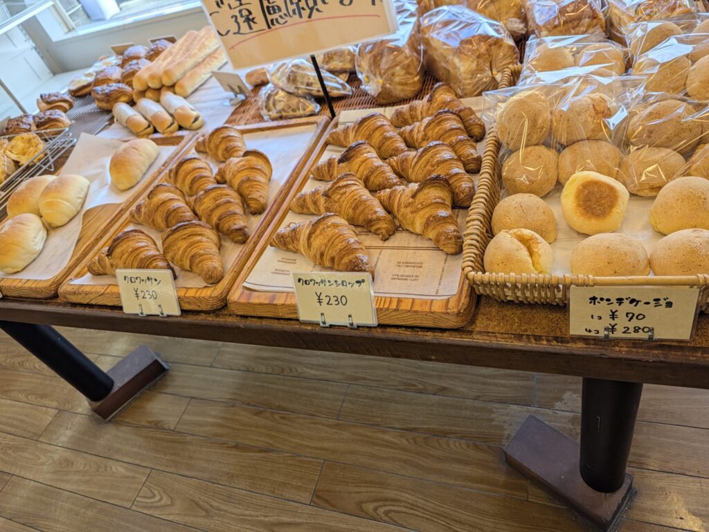 パンの家ふわふわに並ぶパンたち
