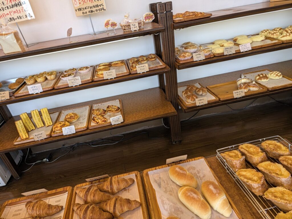 パンの家ふわふわの店内