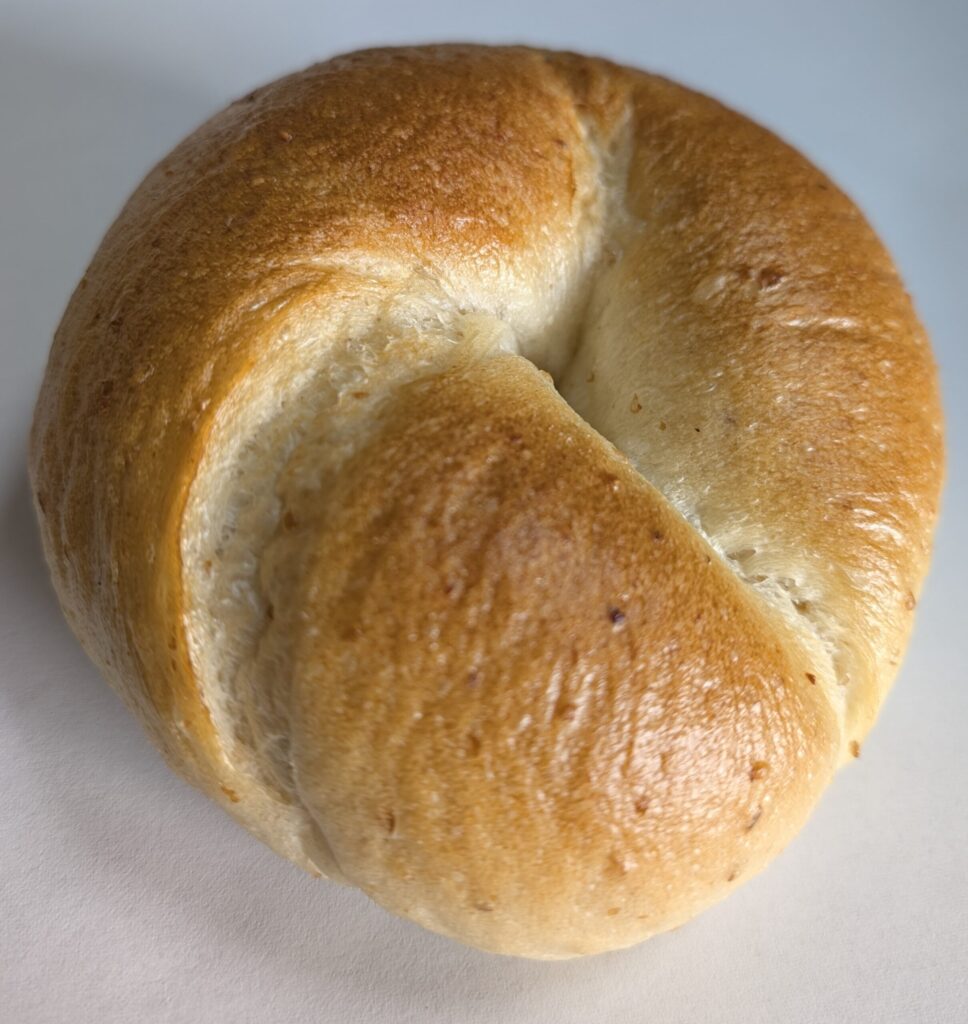 レッドビーンのプレーンベーグル